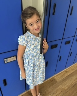 Mary Kate Jacobe in an undated photo provided by her family. Jacobe, 8, was among at least 27 counsellors and campers at Camp Mystic who died in the July 4 flooding in central Texas. (Mary Kate Jacobe Family via AP)