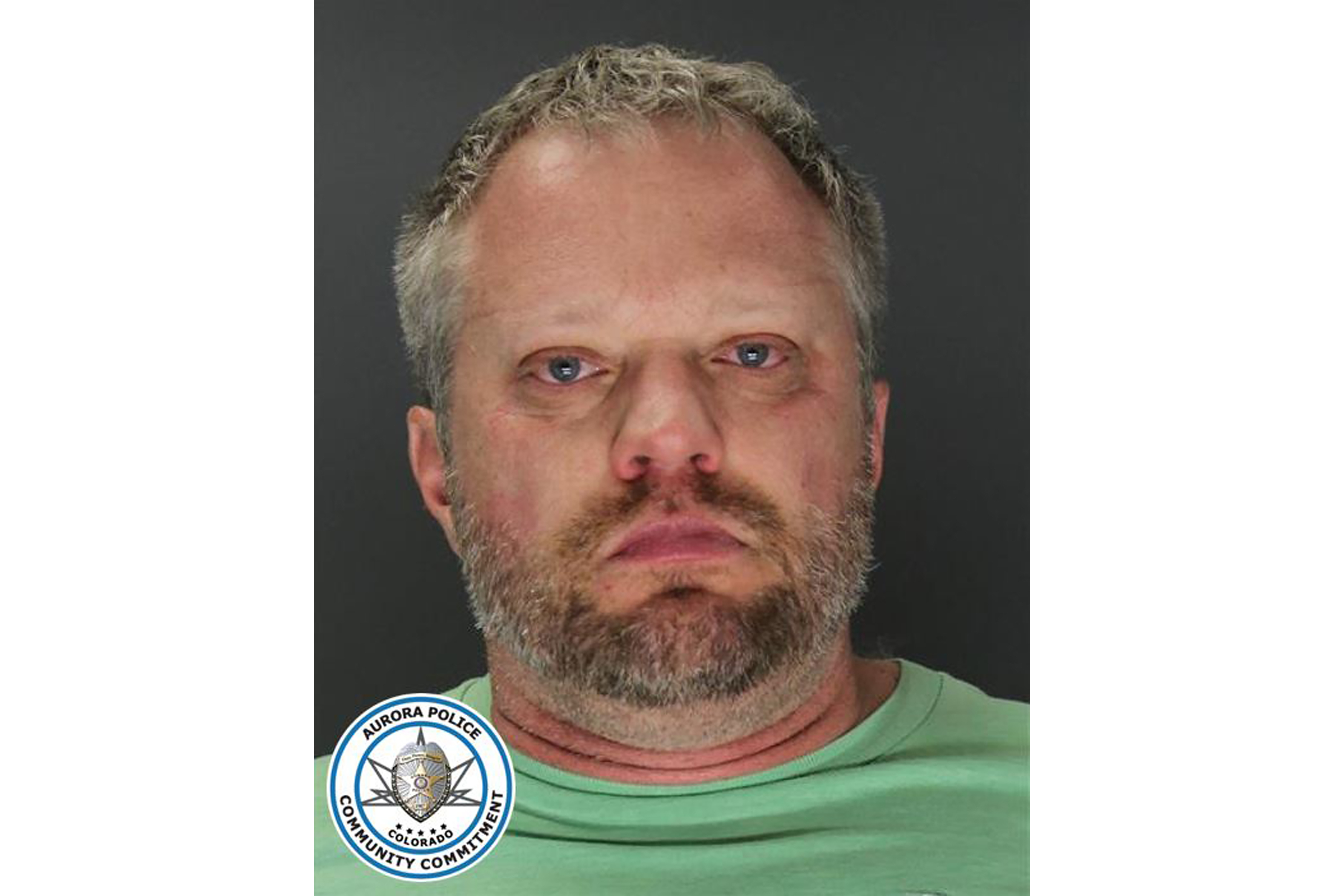 FILE - This undated booking photo provided by the Aurora, Colo., Police Department shows James Craig. (Aurora Police Department via AP, File)