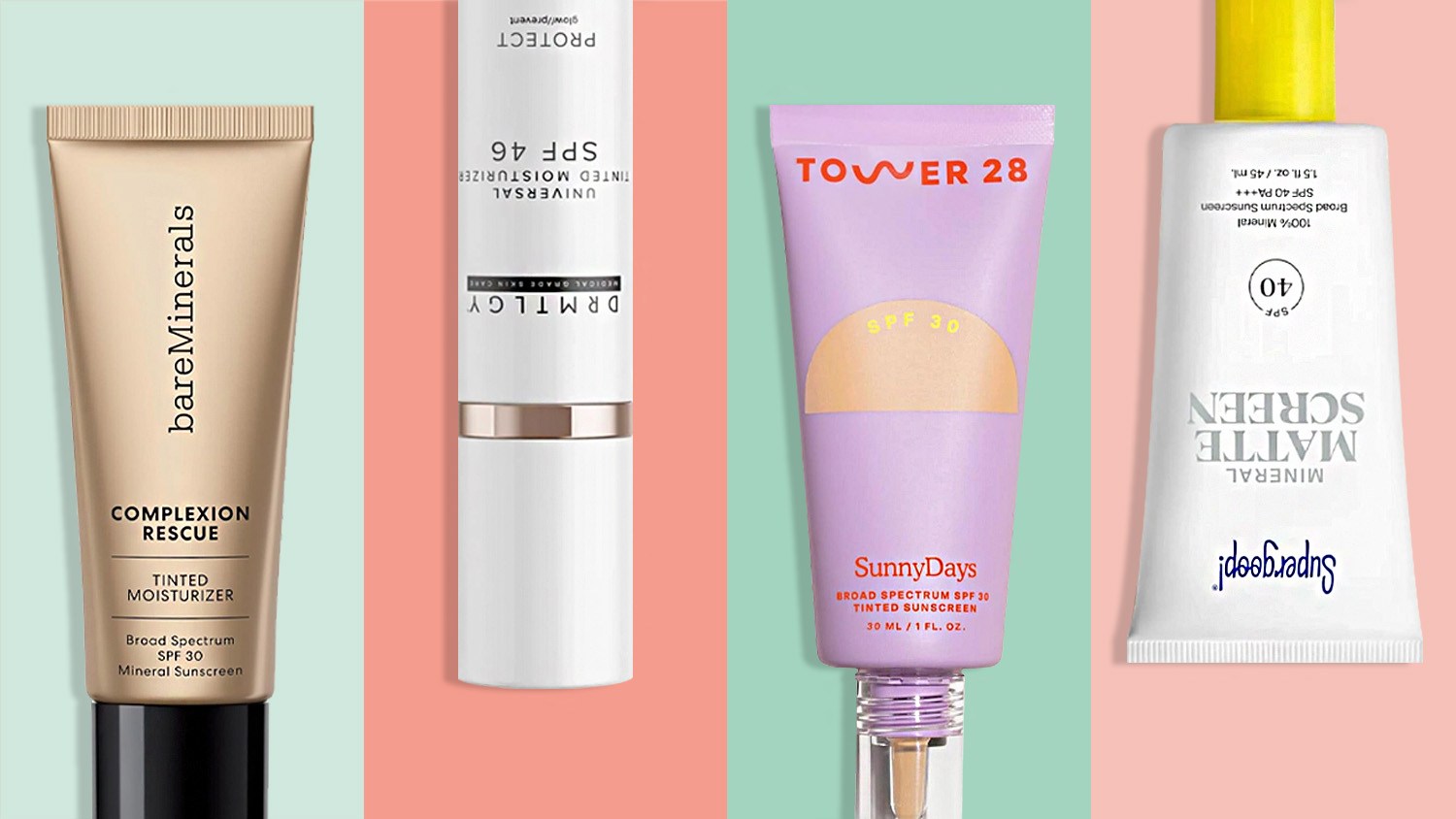 BestReviews illustration / The best tinted sunscreen and SPF makeup for summer