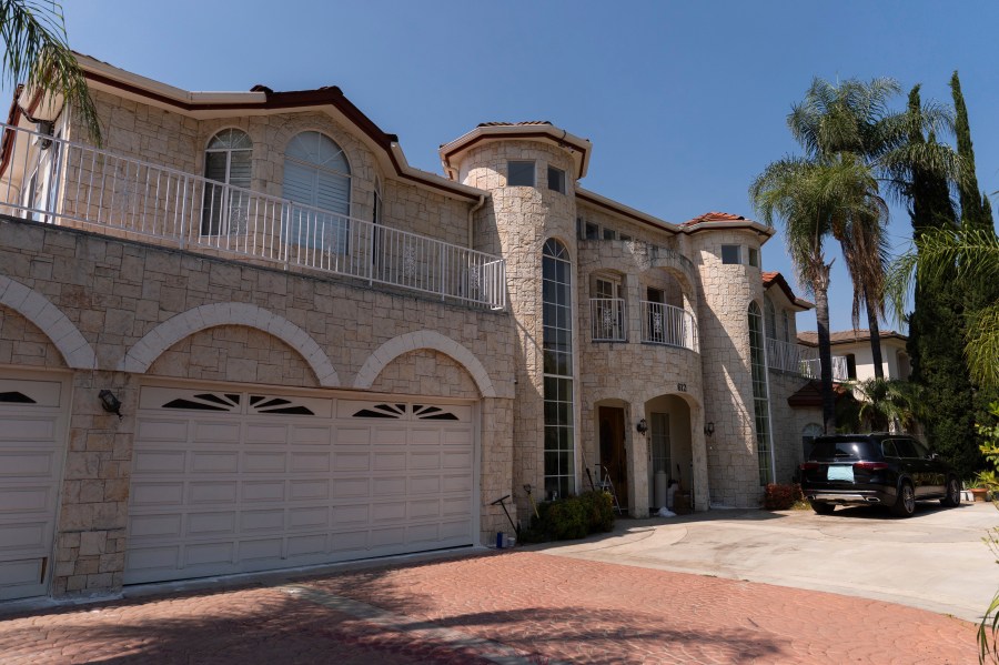The home of Silvia Zhang and Guojun Xuan is seen on Wednesday, July 16, 2025, in Arcadia, Calif., where a number of children were removed from the couple's home after a child abuse allegation in May, according to Arcadia police. (AP Photo/Jae C. Hong)