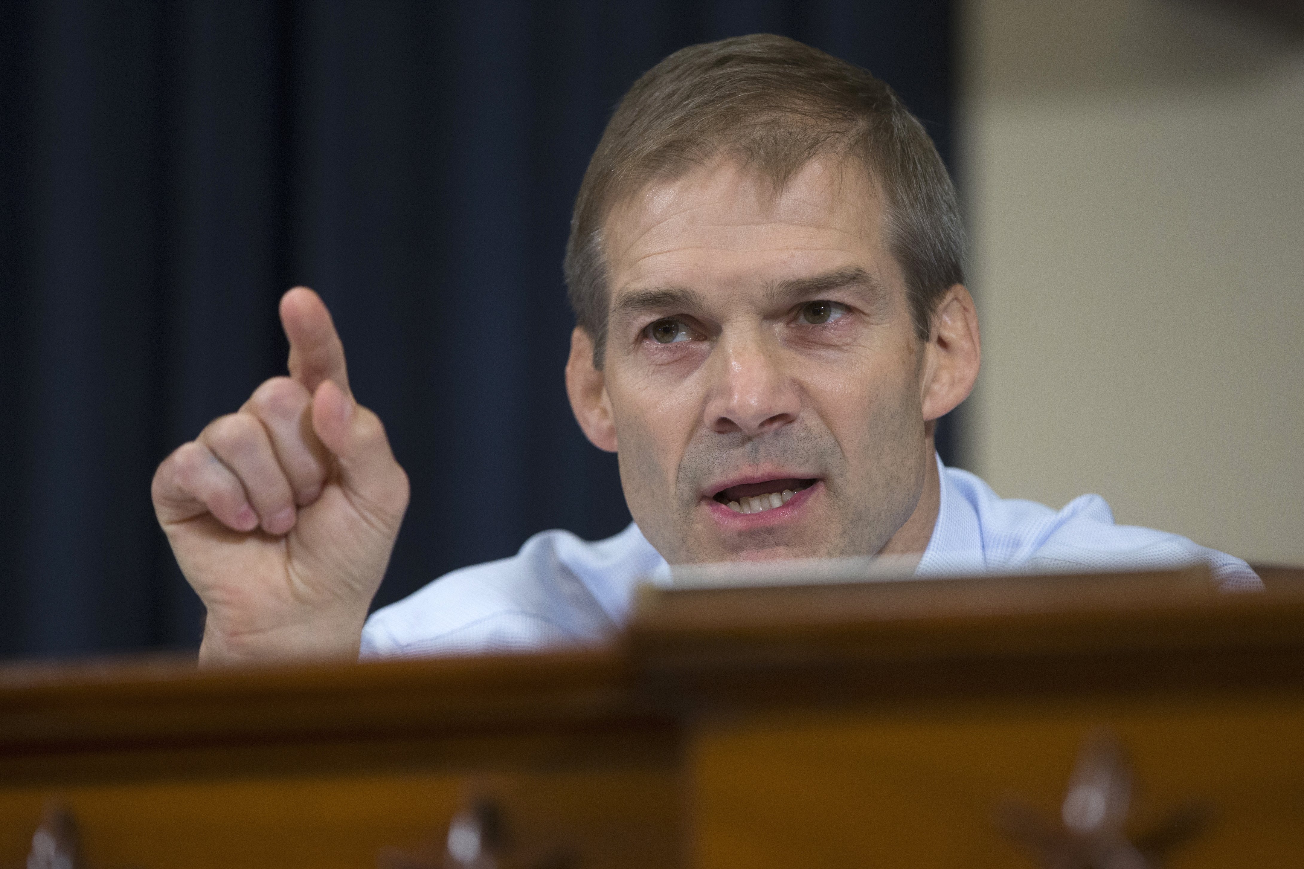 FILE –This Oct. 22, 2015 file photo shows U.S. Rep. Jim Jordan, R-Ohio, on Capitol Hill. (AP Photo/Carolyn Kaster, File)
