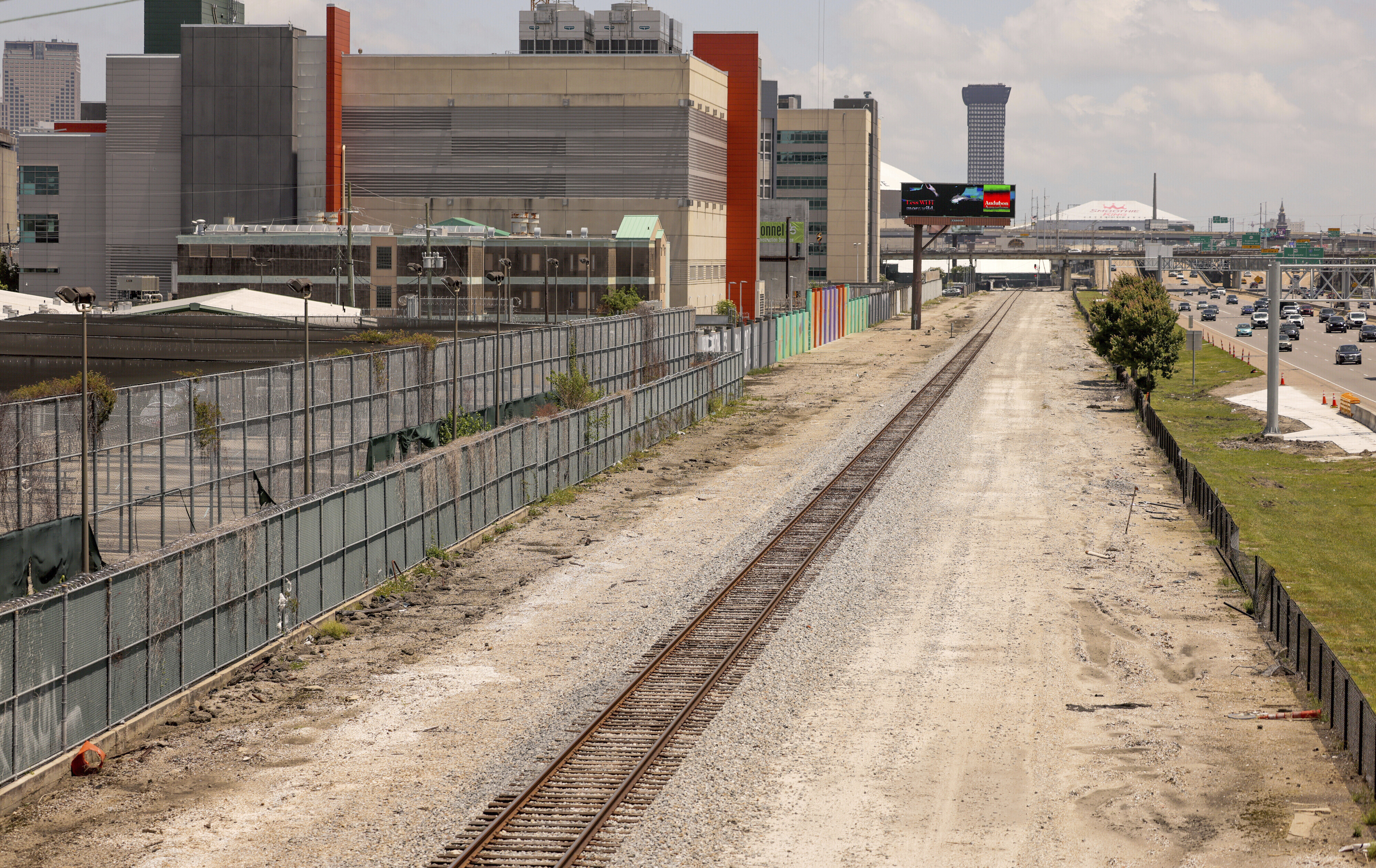 FILE - The Orleans Justice Center jail, left, in New Orleans is seen on Friday, May 16, 2025. (Brett Duke/The Times-Picayune/The New Orleans Advocate via AP, File)