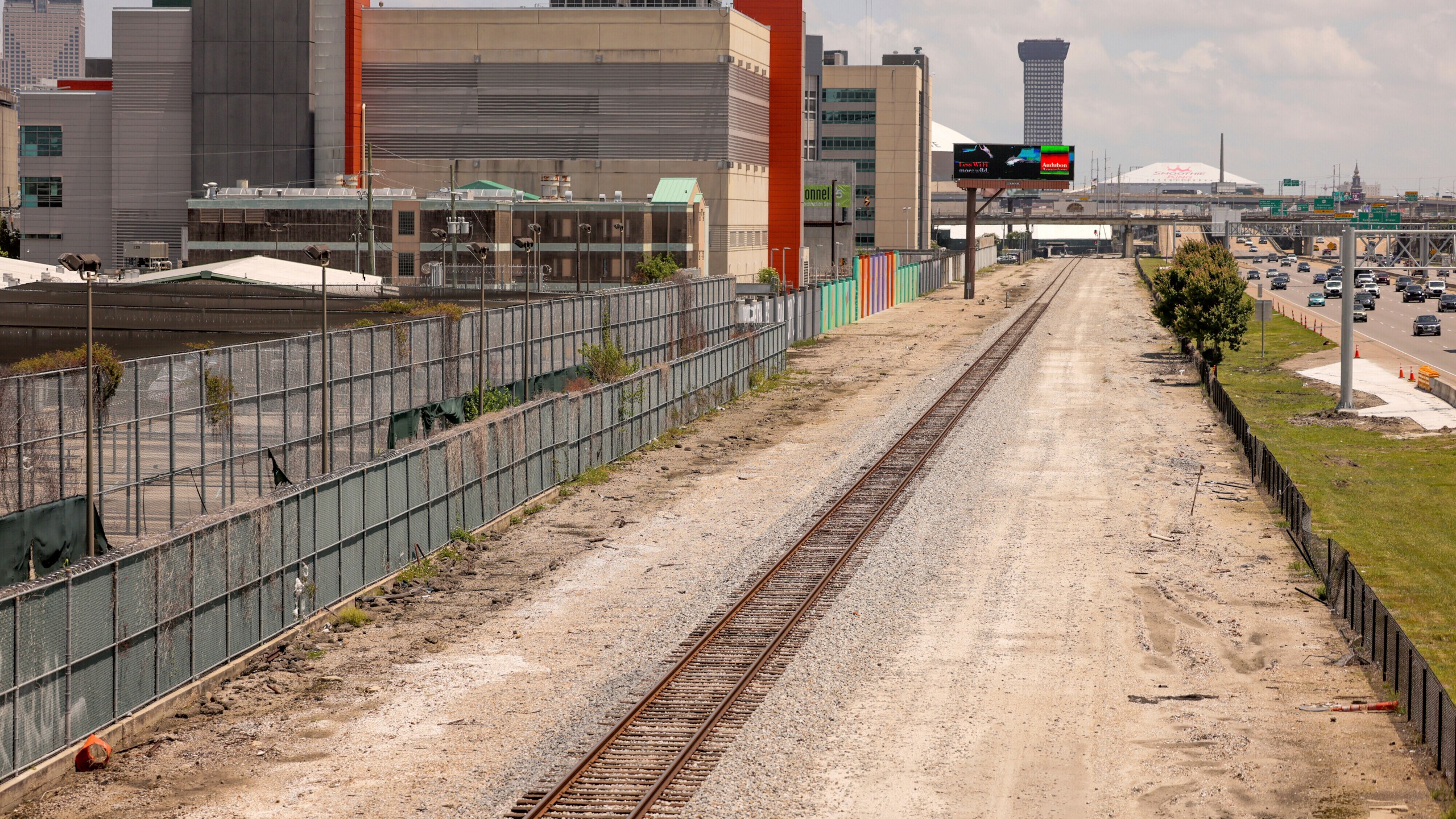 FILE - The Orleans Justice Center jail, left, in New Orleans is seen on Friday, May 16, 2025. (Brett Duke/The Times-Picayune/The New Orleans Advocate via AP, File)