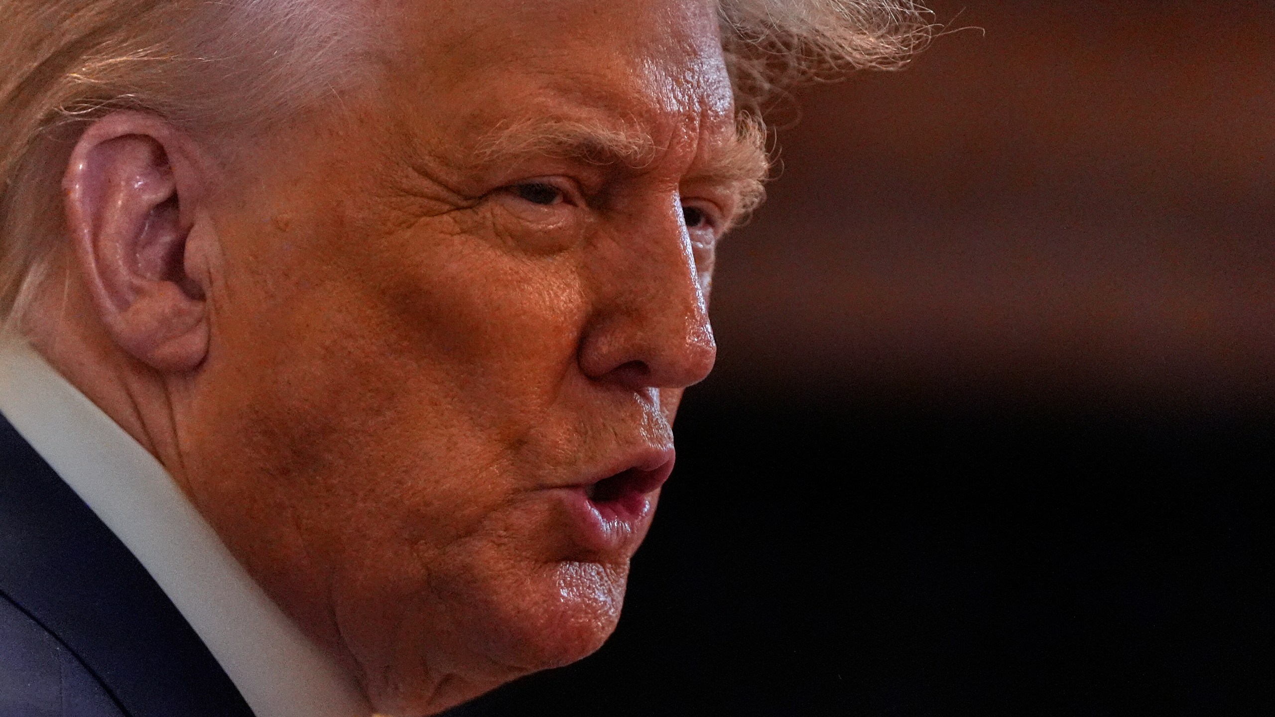 President Donald Trump speaks during a reception for Republican members of Congress in the East Room of the White House, Tuesday, July 22, 2025, in Washington. (AP Photo/Julia Demaree Nikhinson)