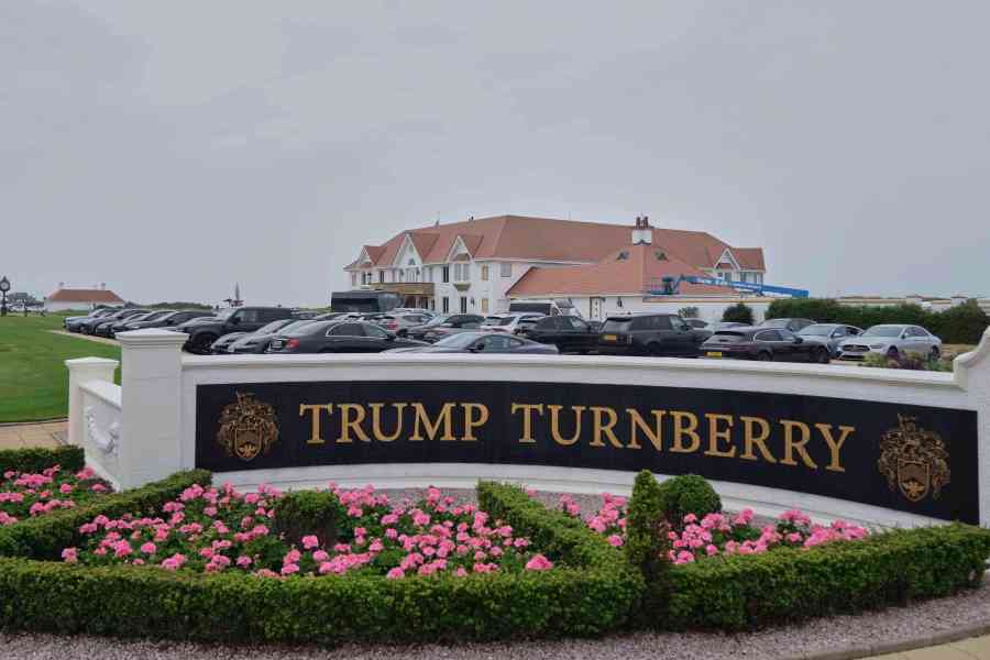 A general view of Trump Turnberry golf course in Turnberry, Scotland, Wednesday, July 23, 2025, President Trump is expected to visit Scotland in the next few day.(AP Photo/Alastair Grant)