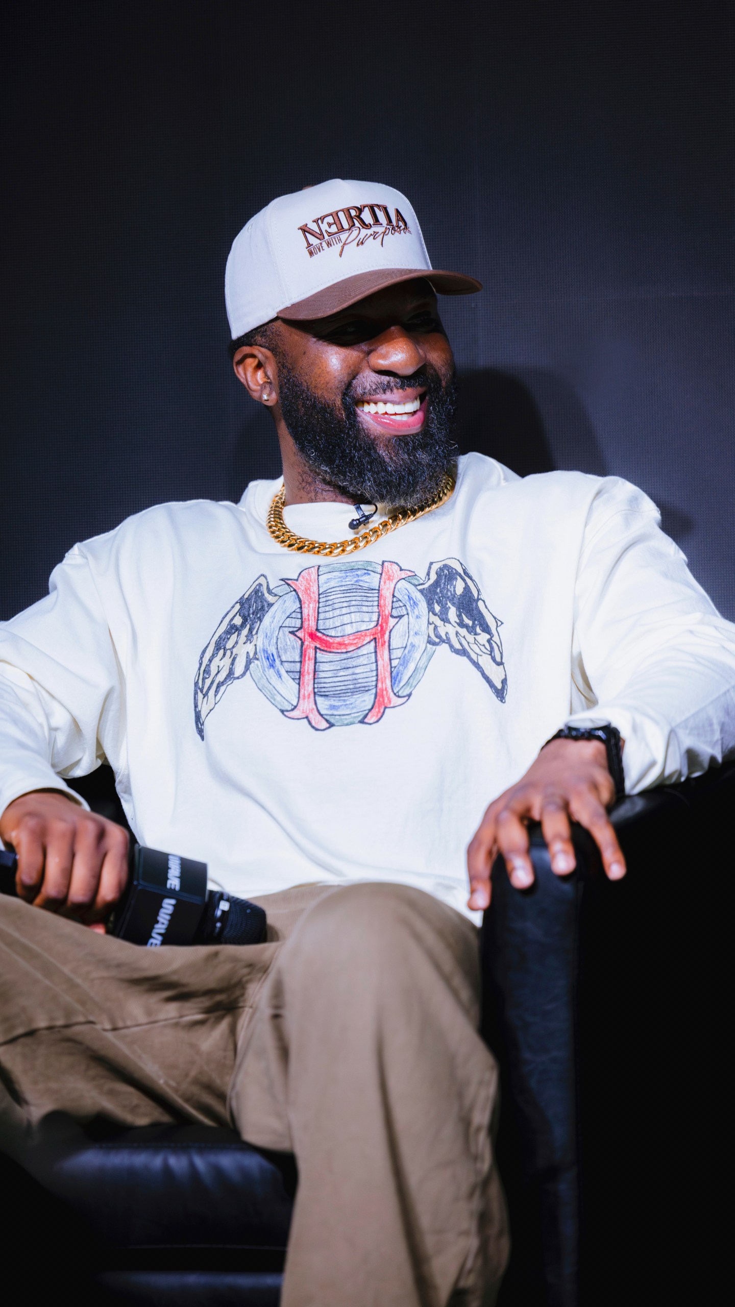 This nndated photo shows Kazeem Famuyide, cohost of the podcast "7 p.m. in Brooklyn" and "The Wringer Wrestling Show." (Jazmyn Le/Kazeem Famuyide via The AP)