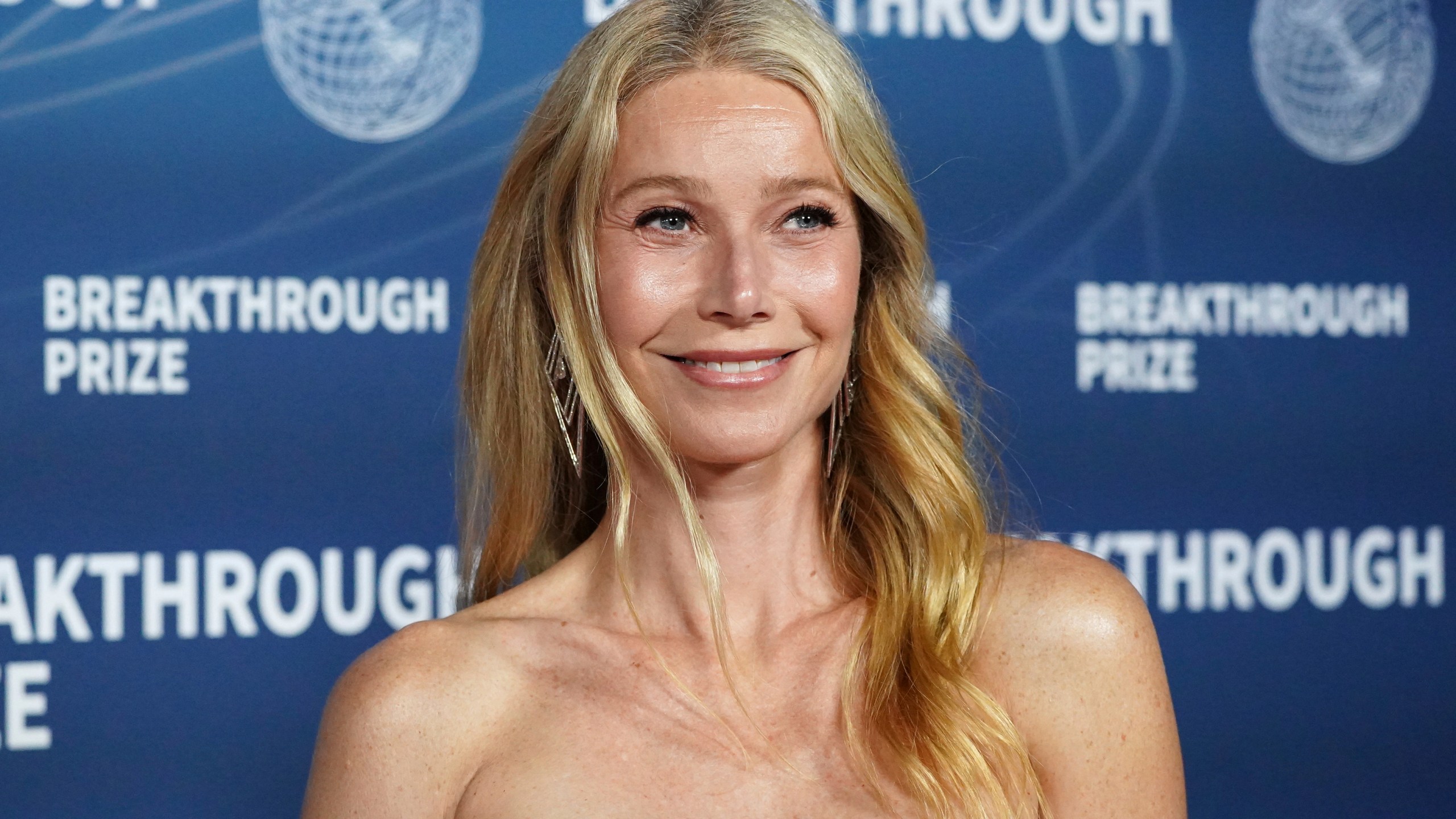 FILE - Gwyneth Paltrow arrives at the 11th Breakthrough Prize Ceremony on Saturday, April 5, 2025, in Los Angeles. (Photo by Jordan Strauss/Invision/AP, File)