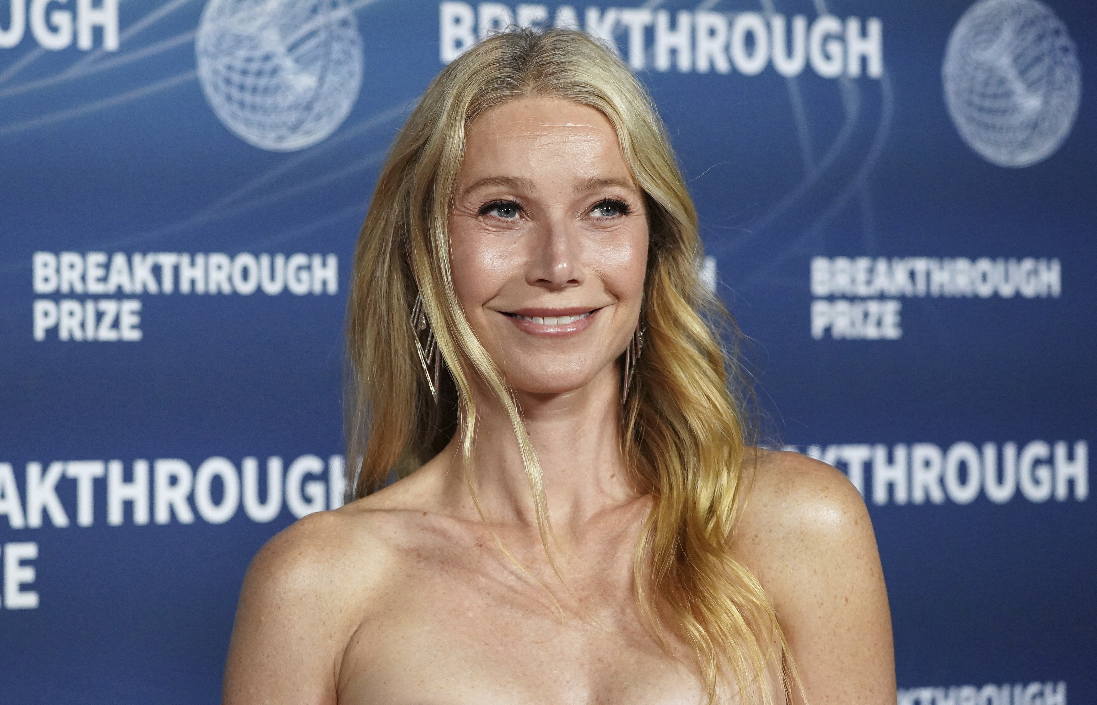 FILE - Gwyneth Paltrow arrives at the 11th Breakthrough Prize Ceremony on Saturday, April 5, 2025, in Los Angeles. (Photo by Jordan Strauss/Invision/AP, File)