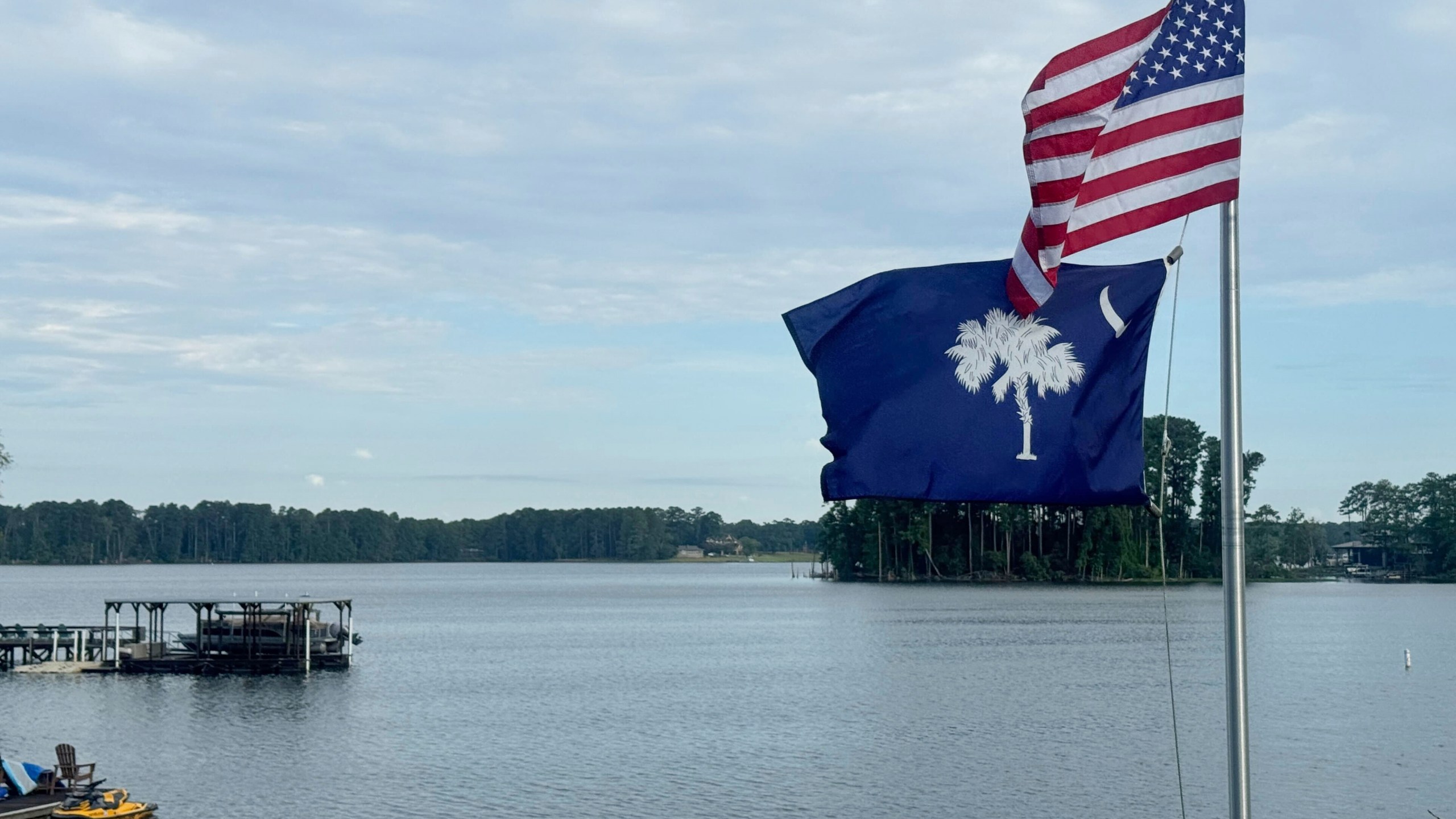 Lake Murray in South Carolina is seen in this photo on July 29, 2025, in Chapin, S.C. (AP Photo/Meg Kinnard)
