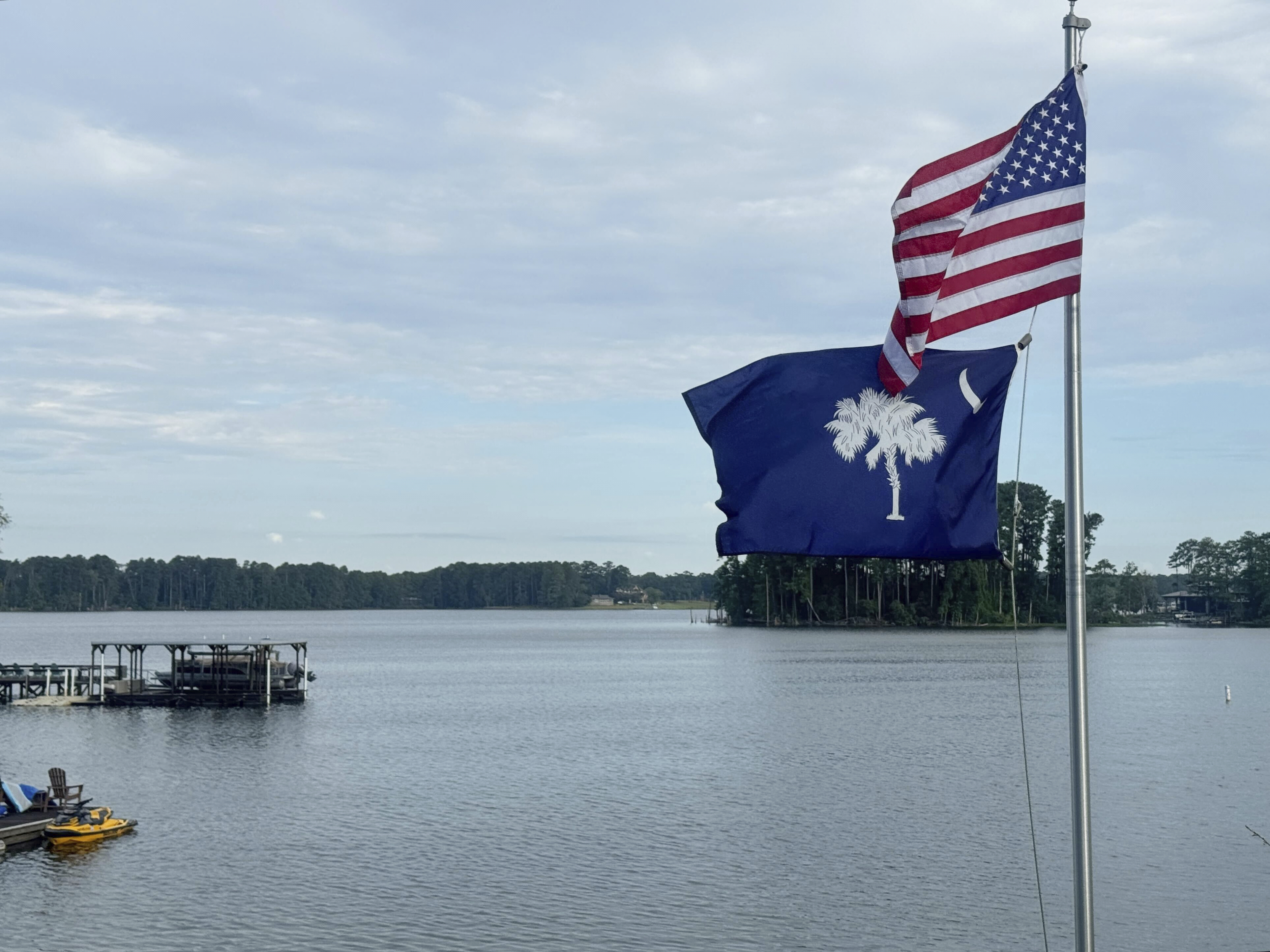 Lake Murray in South Carolina is seen in this photo on July 29, 2025, in Chapin, S.C. (AP Photo/Meg Kinnard)