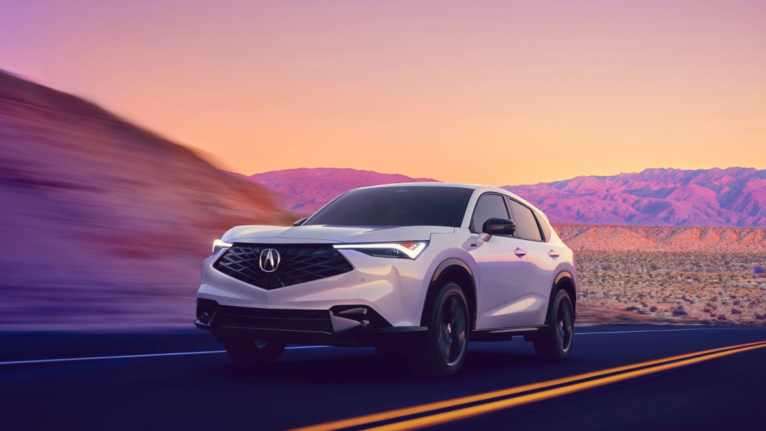 This photo provided by Acura shows the 2025 ADX. The ADX is Acura's new small crossover SUV. It starts at $36,350, including destination. (Courtesy of American Honda Motor Co. via AP)