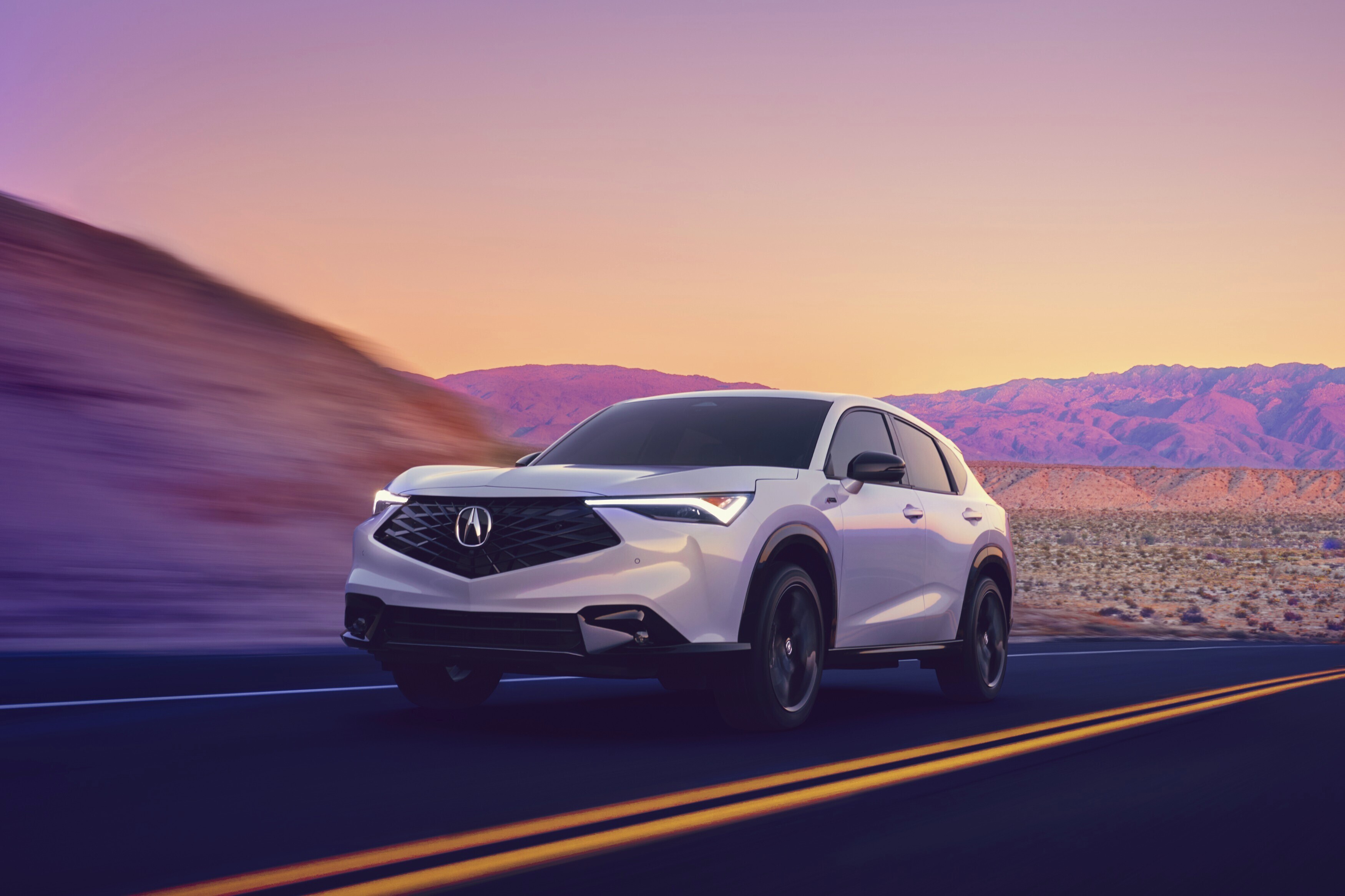 This photo provided by Acura shows the 2025 ADX. The ADX is Acura's new small crossover SUV. It starts at $36,350, including destination. (Courtesy of American Honda Motor Co. via AP)