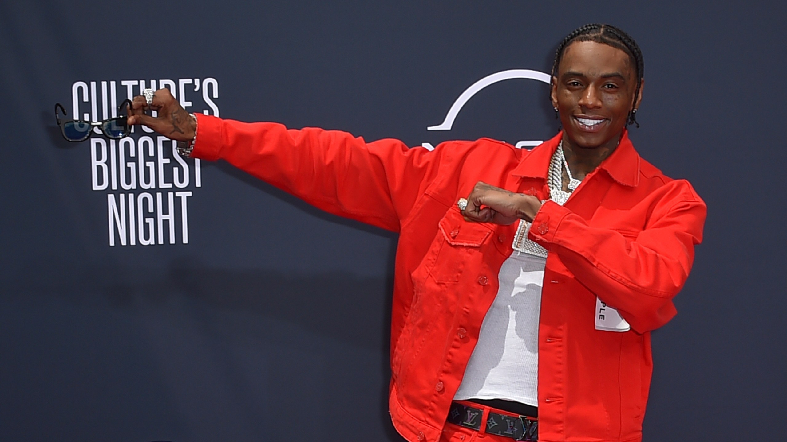 FILE - Soulja Boy arrives at the BET Awards on Sunday, June 25, 2023, at the Microsoft Theater in Los Angeles. (Photo by Jordan Strauss/Invision/AP, File)