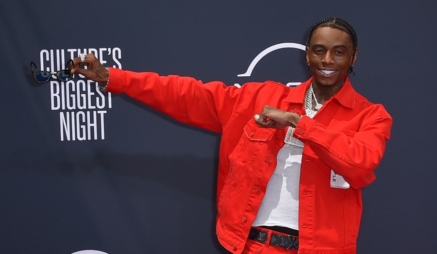 FILE - Soulja Boy arrives at the BET Awards on Sunday, June 25, 2023, at the Microsoft Theater in Los Angeles. (Photo by Jordan Strauss/Invision/AP, File)