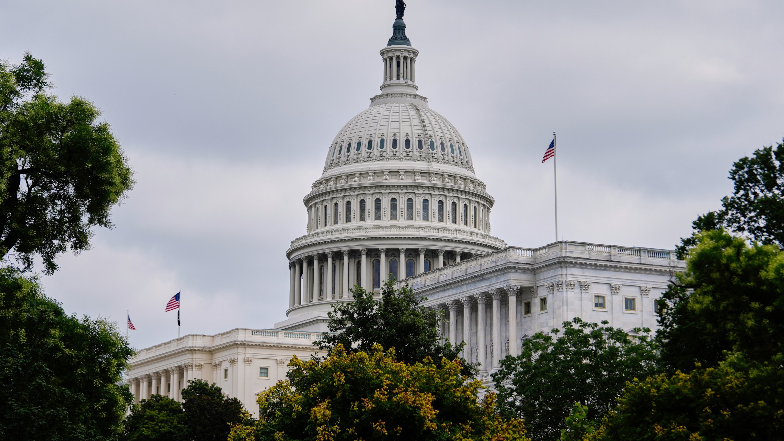The U.S. Capitol, Wednesday, July 16, 2025, in Washington. (AP Photo/Julia Demaree Nikhinson)