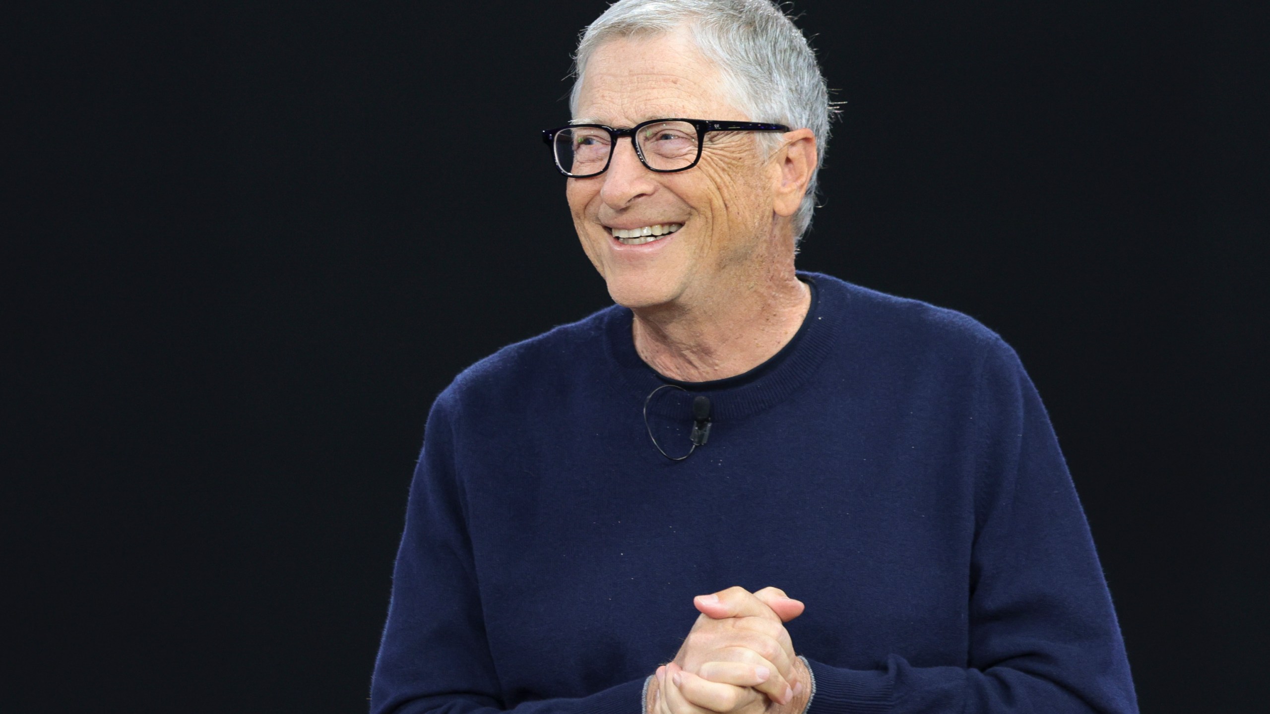 FILE - Microsoft co-founder and former CEO Bill Gates speaks during a 50th Anniversary celebration event at Microsoft headquarters on April 4, 2025, in Redmond, Wash. (AP Photo/Jason Redmond, File)