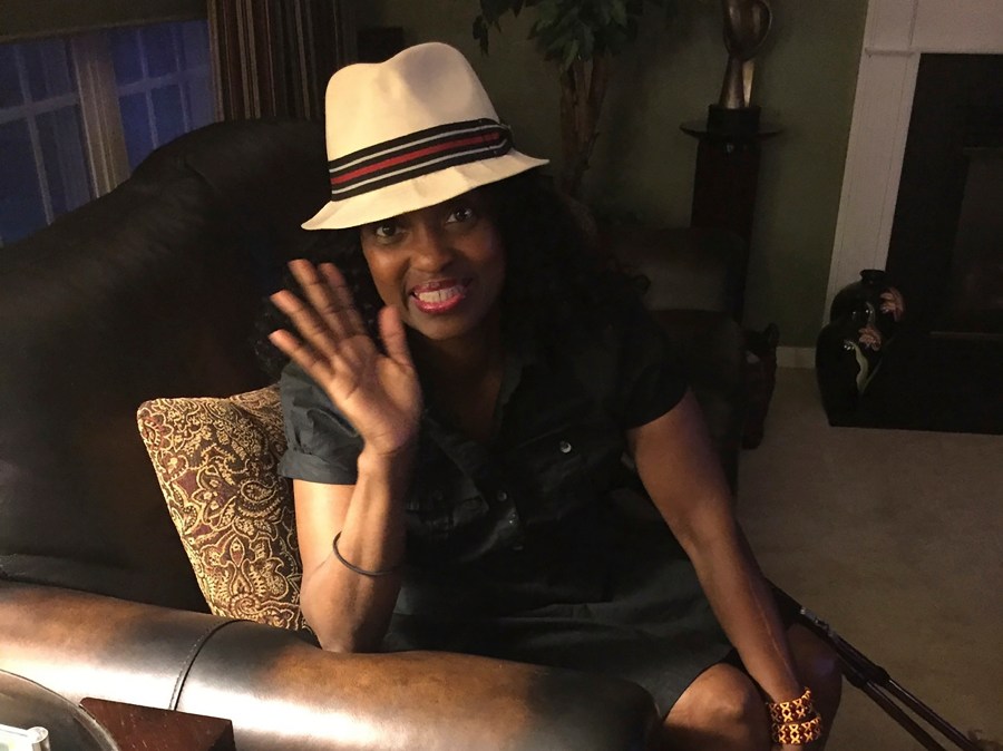This Aug. 2019, image provided by Sandra Jones, shows Danielle Louise Spencer posing for a photograph in Midlothian, Va. (Sandra Jones via AP)