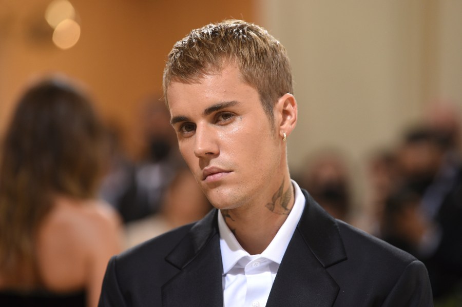 FILE - Justin Bieber attends The Metropolitan Museum of Art's Costume Institute benefit gala on Sept. 13, 2021, in New York. (Photo by Evan Agostini/Invision/AP, File)