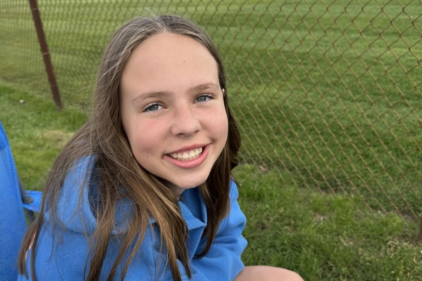 This undated photo provided by Tom Forchas in September 2025 shows his daughter, Sophia Forchas, who was wounded in the Church of Annunciation shooting in Minneapolis, on Wednesday, Aug. 27, 2025. (Tom Forchas via AP)