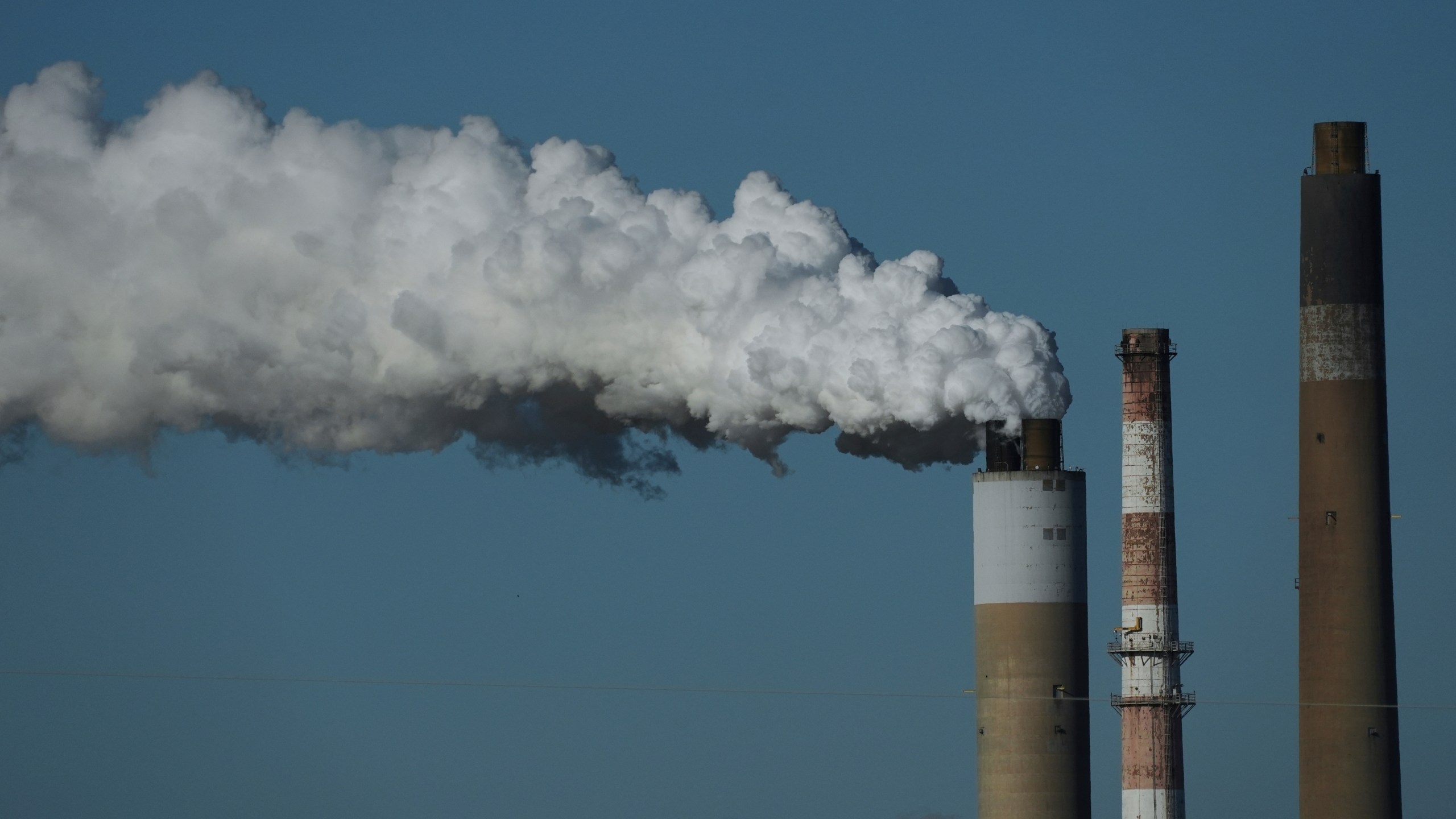 FILE - The Warrick Power Plant, a coal-powered generating station, operates April 8, 2025, in Newburgh, Ind. (AP Photo/Joshua A. Bickel, File)