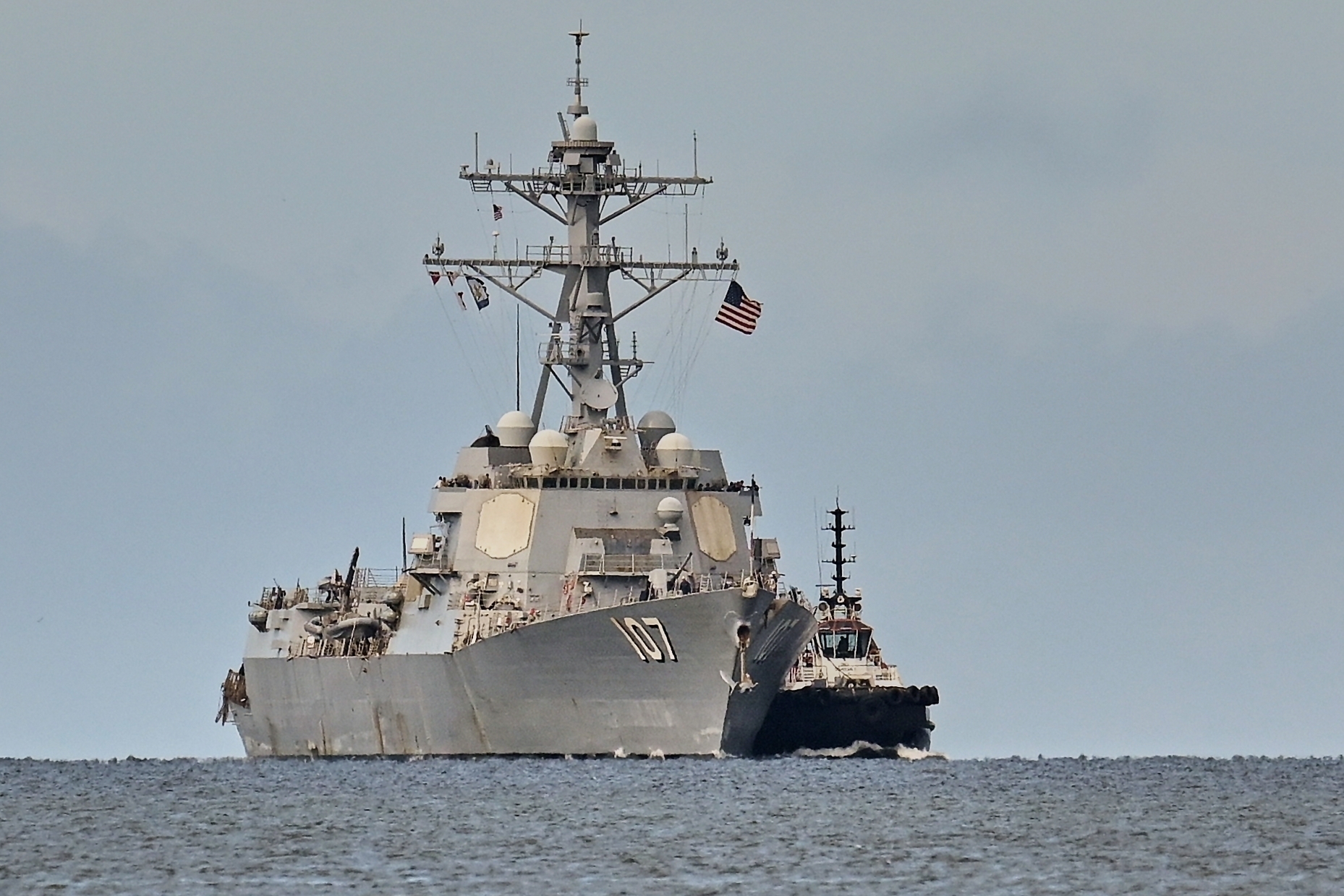 FILE - The USS Gravely destroyer arrives to dock for military exercises in Port-of-Spain, Trinidad and Tobago, Sunday, Oct. 26, 2025. (AP Photo/Robert Taylor, File)